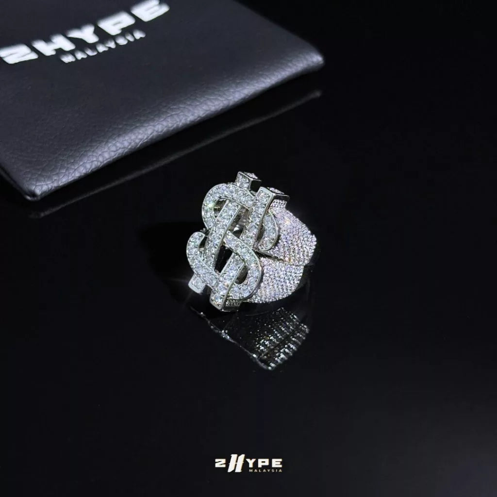 2HYPE ICED DOLLAR RING